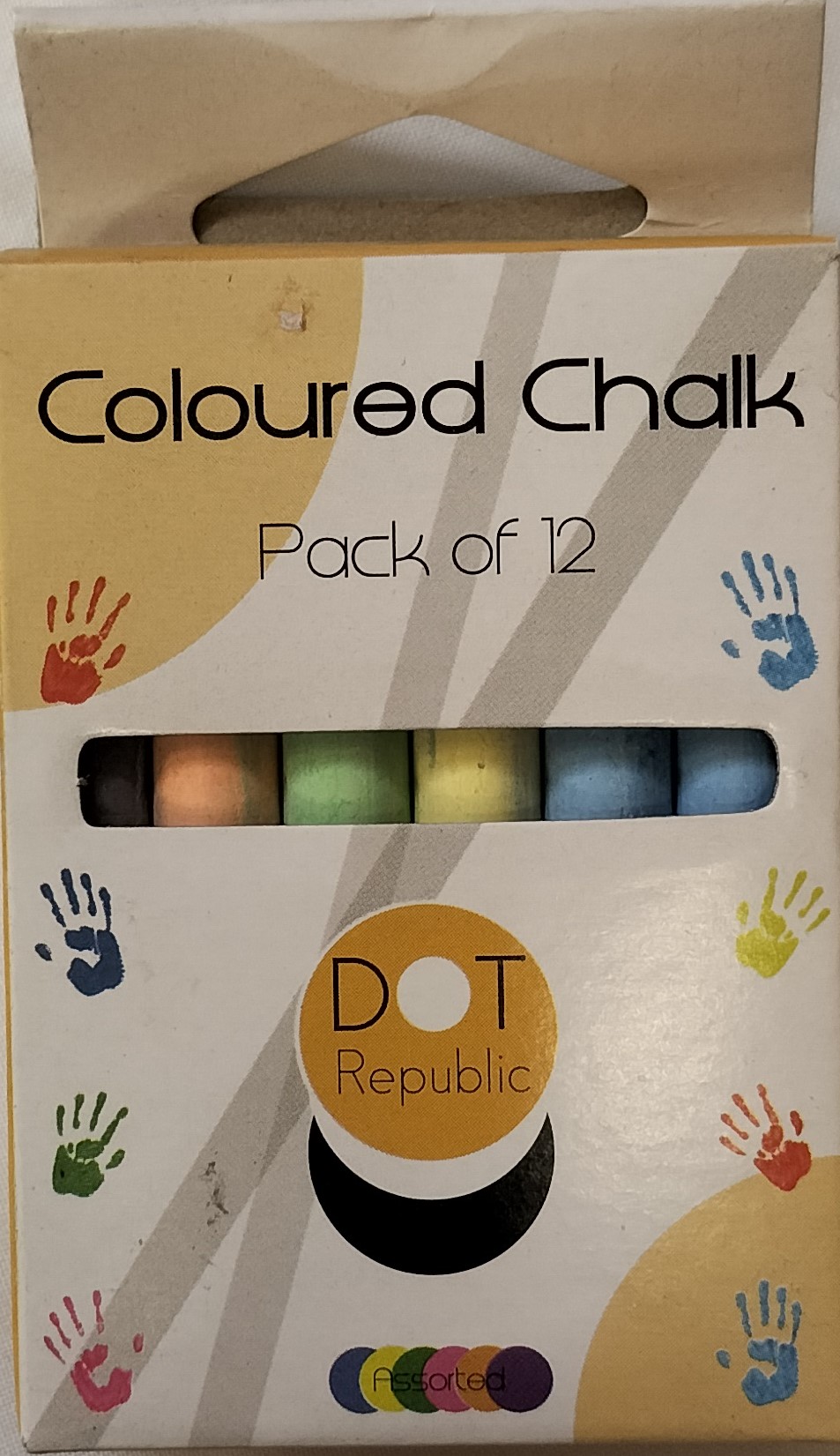 Chalk - Colour Sticks Pack of 12 DOT